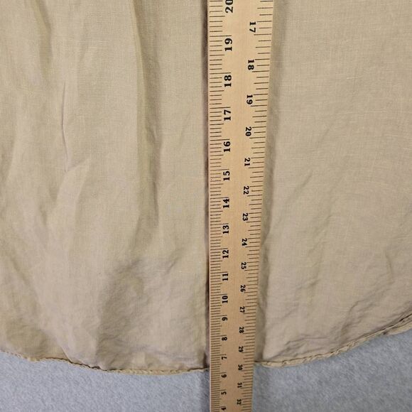 Polo Ralph Lauren Shirt Mens XL Silk Linen Button Down Long Sleeve Polo Classic - Picture 8 of 10